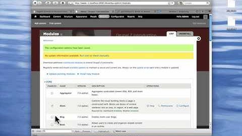 Drupal 7: Install Modules