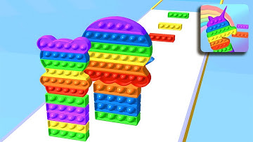 Fidget Rush Game Best Pop It Games 🍍🌈🧸 Gameplay All Levels Walkthrough iOS Android New Game 3D #9