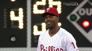 Rollins' nice play at short gets Werth