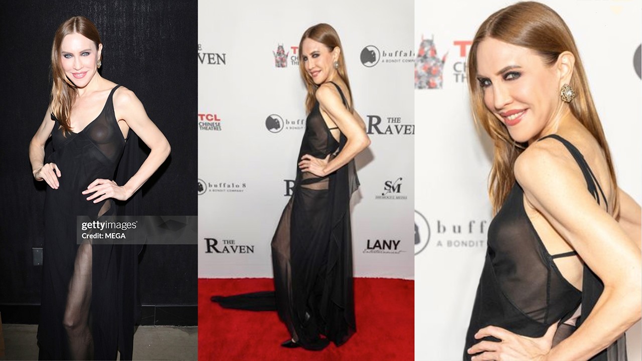 ACTRESS & ICON CHARIS MICHELSEN ATTENDS THE WORLD PREMIERE OF THE RAVEN AT THE TCL CHINESE THEATRE