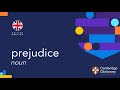 How to pronounce prejudice (noun) | British English and American English pronunciation