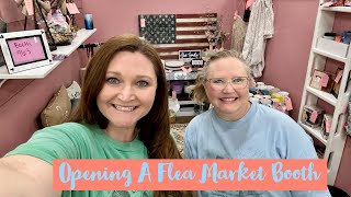 Opening Our Own Flea Market Booth