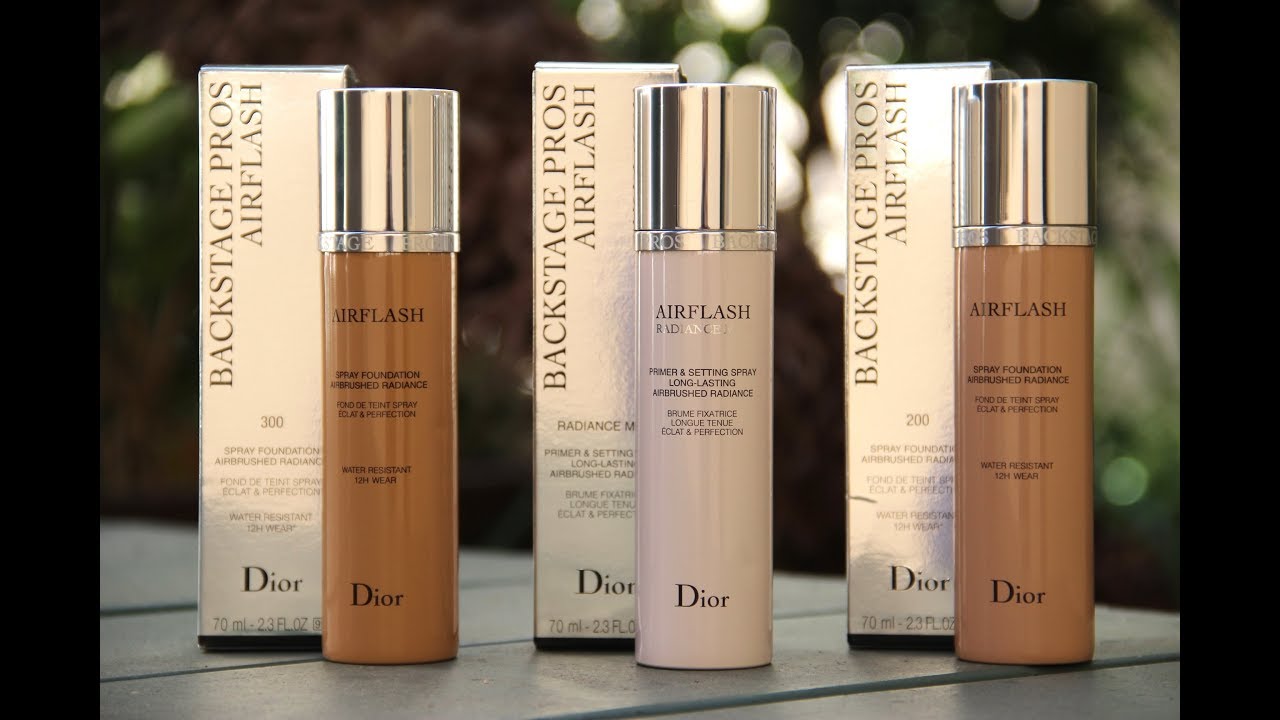 dior backstage airflash spray foundation