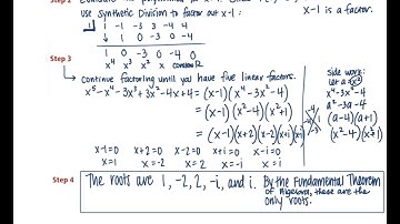 Algebra 2: 5.6: The Fundamental Theorem of Algebra