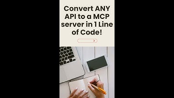 Convert ANY API to MCP Server in 1 Line of Code!