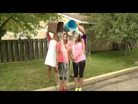 Laura and Stephanie take the Ice Bucket Challenge!