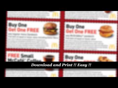 Mcdonalds Printable Coupons January 2013