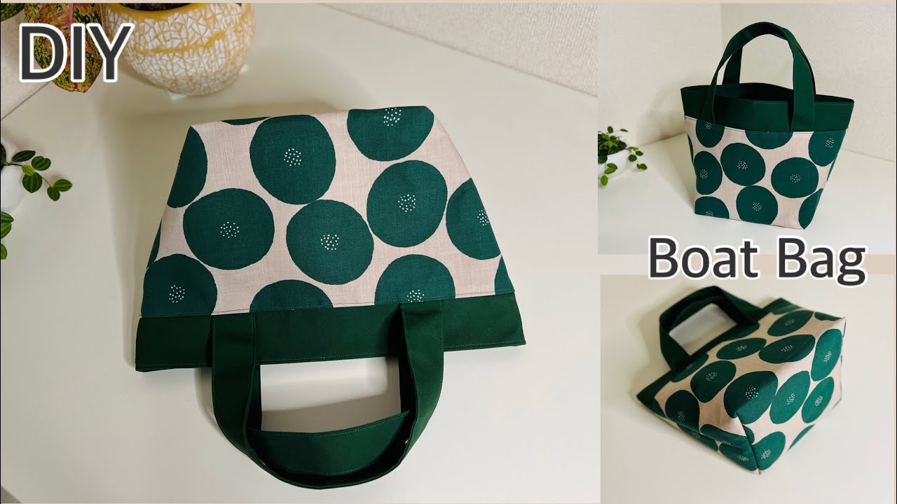 マチの一石二鳥作り方,簡単ボートバッグ,Amazing Techniques For Bag Gusset Making, Easy Sewing Tutorials,Diy