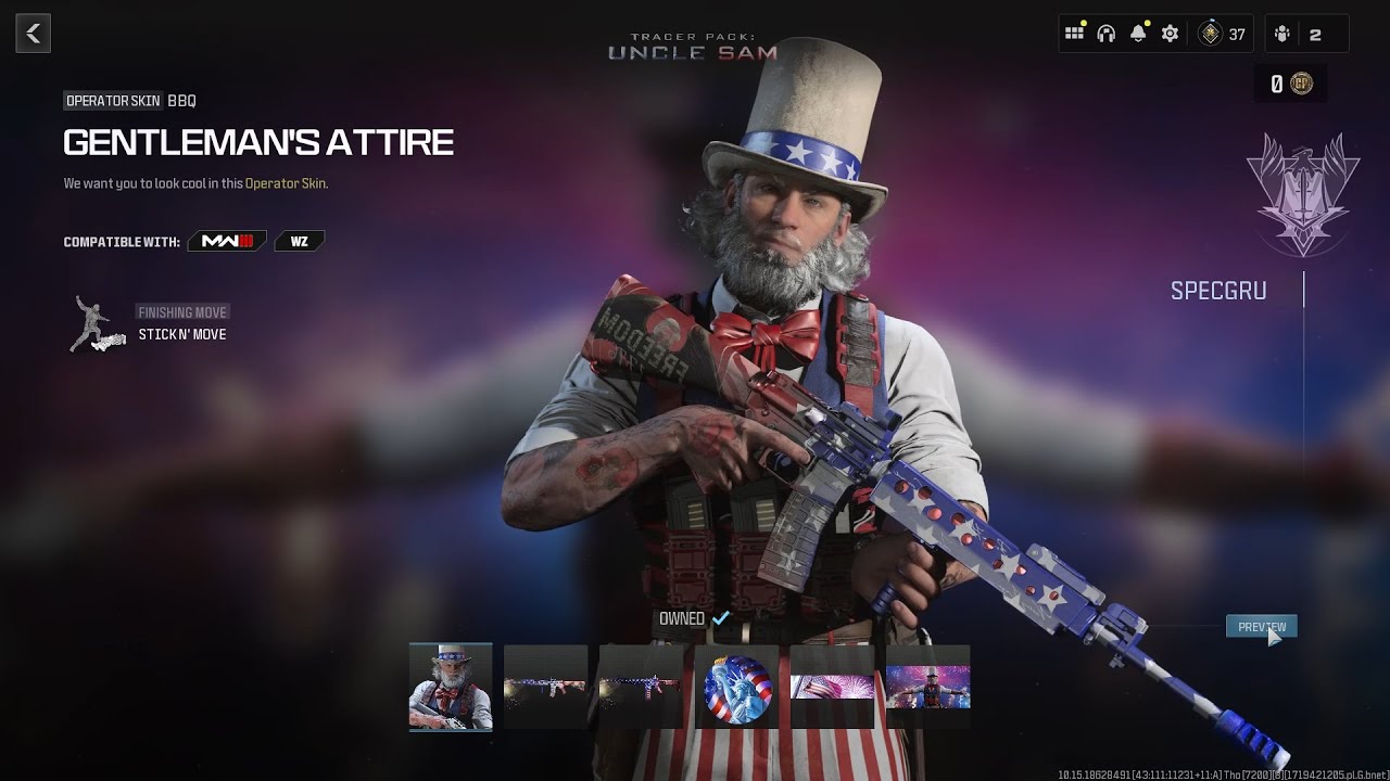 Uncle Sam Pac Tracer Pack: Uncle Sam Bundle - Store View Showcase - YouTube