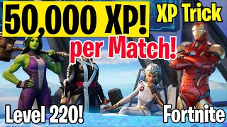 50,000 Xp Per Match New Xp Gain Trick - Season 4 Fortnite Xp Glitch