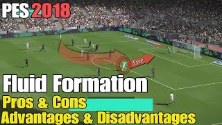 PES 2018 | Fluid Formation | Pros & Cons | Advantages & Disadvantages | Advanced Tactics screenshot 5