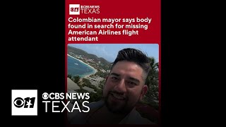 Colombian mayor says body found in search for missing American Airlines flight attendant Information