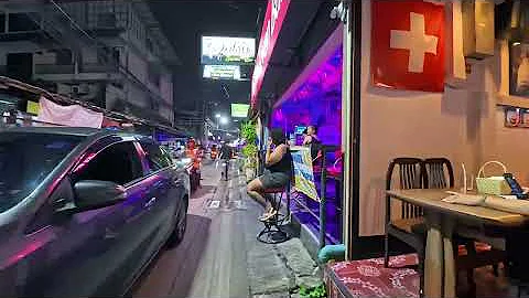 PATTAYA, THAILAND, (4K30FPS), SOI 7 GIRLS NEEDS CUSTOMERS NOV 12, DOCUMENTARY WALK.