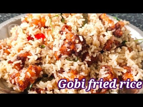 Gobi fried rice recipe//street style Gobi fried rice//spicy and tasty ...