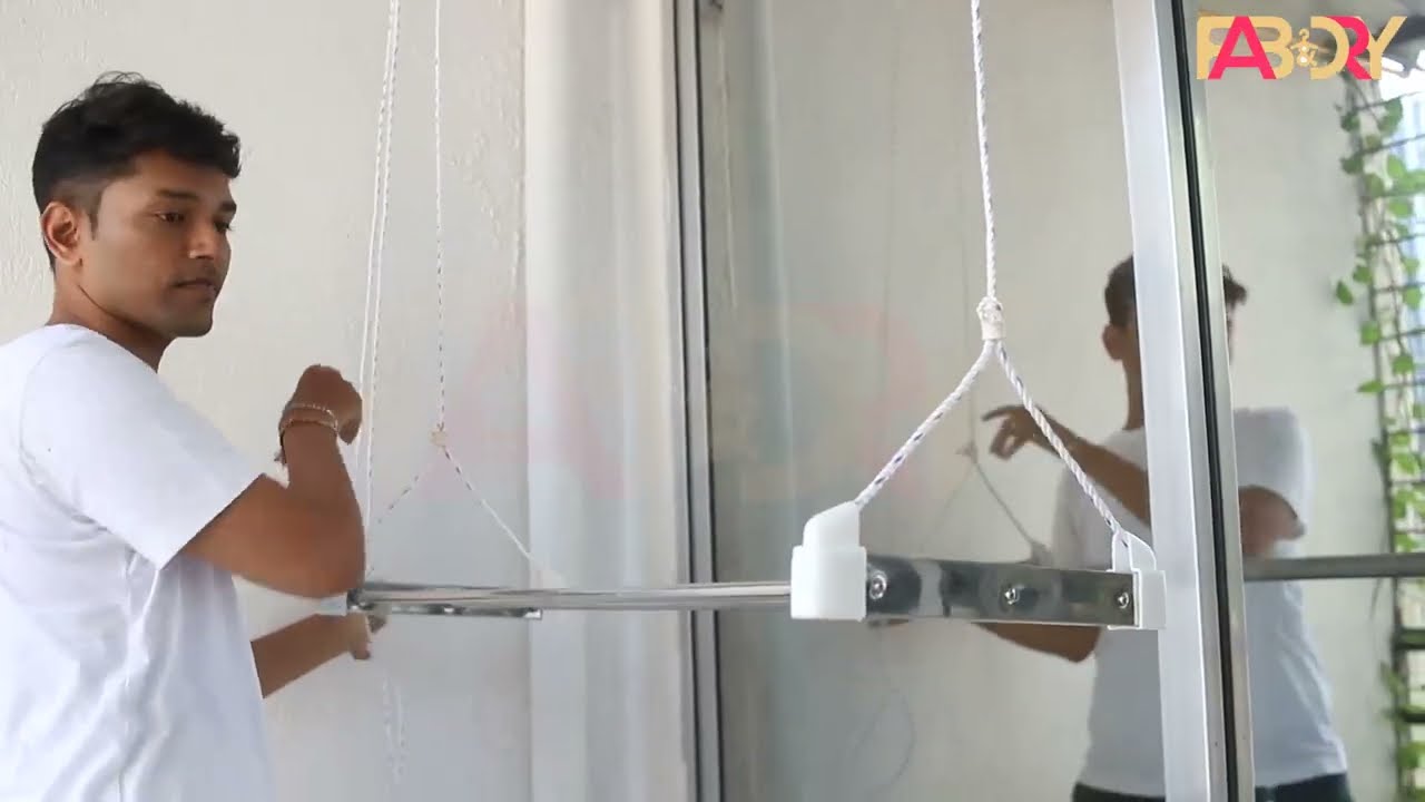 ALL RODS DOWN BY FAB AND DRY | HOW TO INSTALL | FAB AND DRY | DRYWELL | CLOTHES DRYING