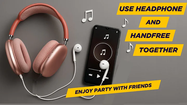 how to connect P9 headphone and hands free together with a mobile