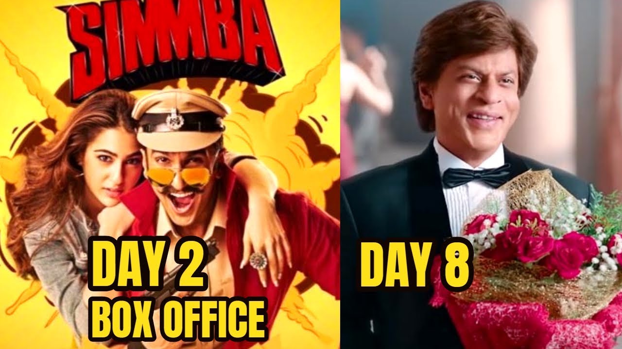 Simmba 2nd Day Box Office Collection Zero 8th Day Box Office