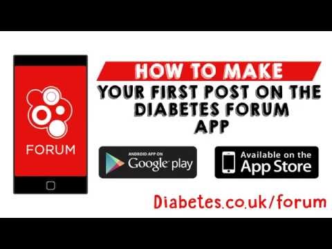 How to: Create a post on the Diabetes Forum App on Anrdroid