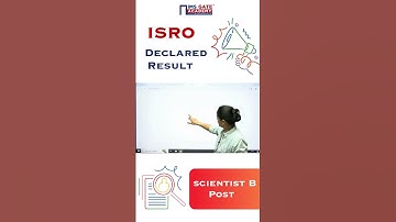 ISRO Scientist 2023 Result Out #shorts #isroscientist