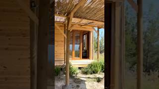 20 günde ahşap kulübe yapımı (kısa video) #cabinbuild #offgrid #timelapse #tinyhouse #woodworking