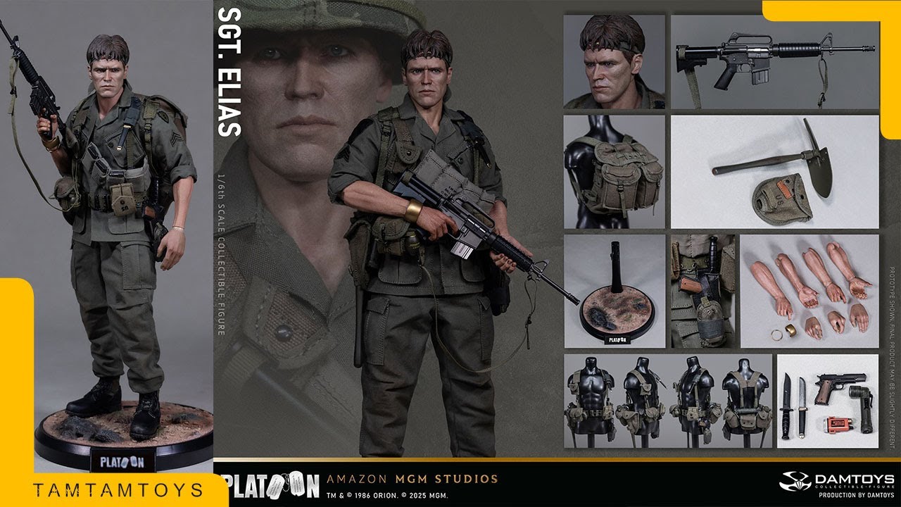 Preview: Damtoys 1/6 Sgt. Elias Platoon - Action figure DMS047