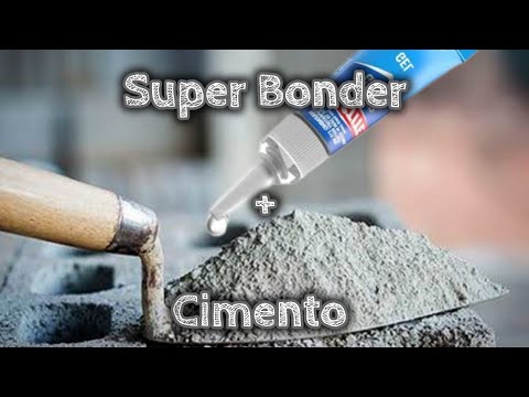 Super Bonder + Cimento #comunidadequimica #química #ciencia #curiosidades #react