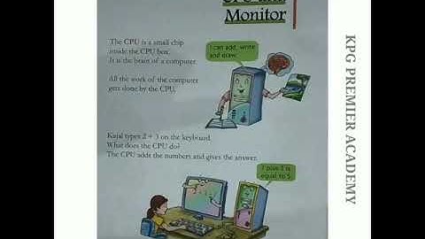 Class 3 || Computer Science || Lesson 5 || CPU & MONITOR
