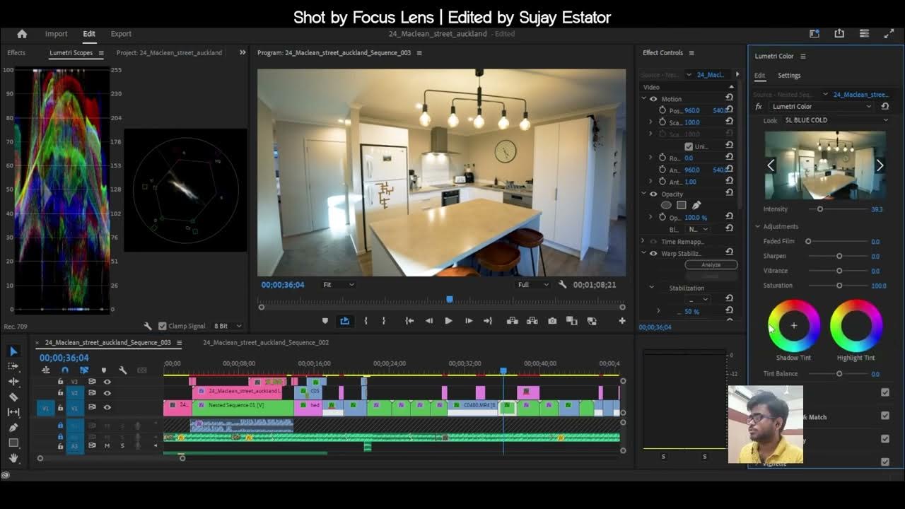 Advanced Color correction Workflow Real Estate Version Edited by