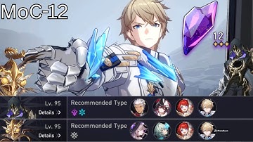 HSR 3.6 MoC 12 - GEPARD SUSTAIN both sides~ E0S1 THerta, E1S1 Archer 3 star clear