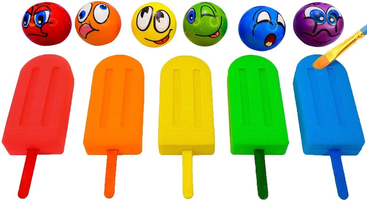 Satisfying Video l How To Make Rainbow Ice Cream with Kinetic Sand Cutting ASMR l By YoYo Sand P