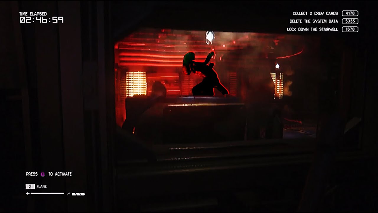 Peeking through windows - Alien: Isolation