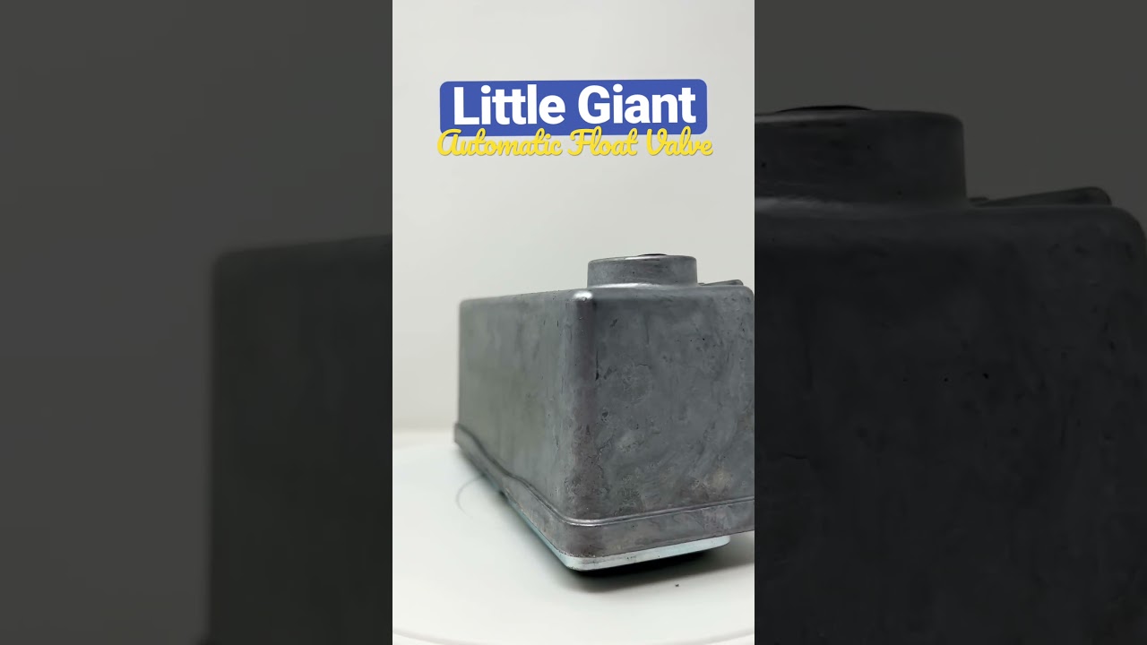 The Little Giant Trough-O-Magic Stock Tank float valve to regulate the water in your stock tank.