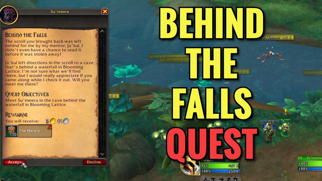 Behind The Falls Quest (WoW Midnight)