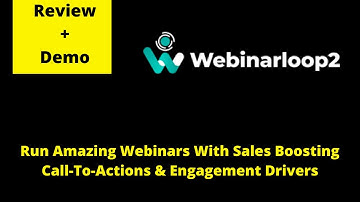 WebinarLoop 2 Review 🆕WebinarLoop 2 Demo 🔥[Official Video]