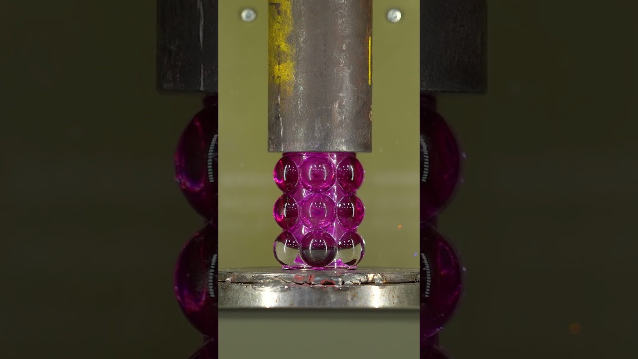 Explody things Vs. 150 ton Hydraulic Press 