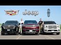 2022 Jeep Grand Wagoneer vs Cadillac Escalade vs Lincoln Navigator // CIVIL WAR