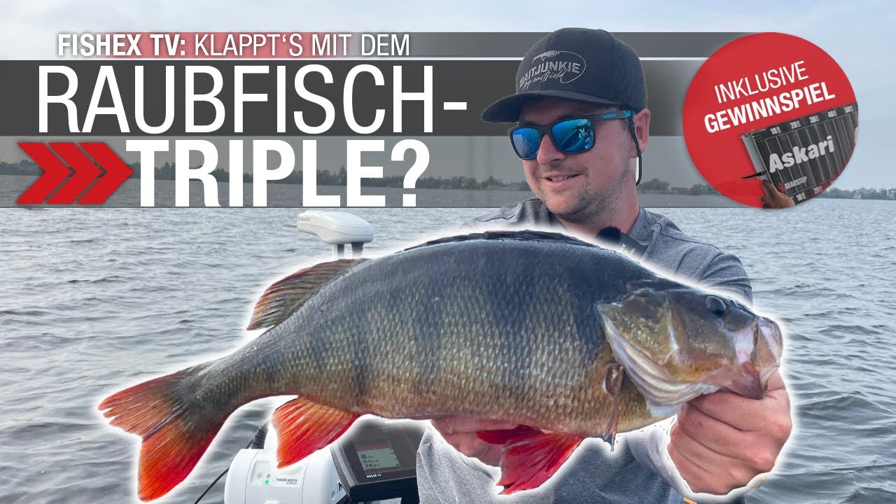 Klappt's mit dem Raubfisch-Triple? Gezielt auf Hecht, Zander und Barsch mit FishEx TV