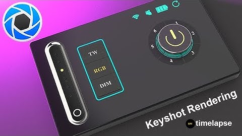 keyshot rendering time lapse