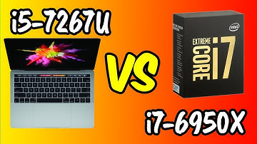 💥i5-7267U vs i7-6950X 🔥Benchmarks Test! 🎮 [4K]
