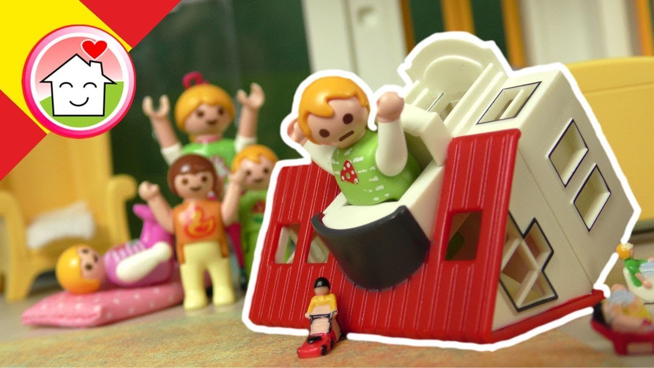 Playmobil en español Anna y Lena pasan la noche con la