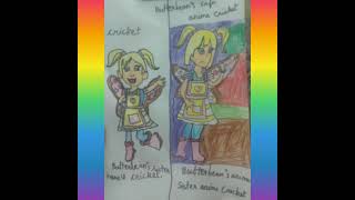 It"s Cricket And The Anime Character In Cricket"s Outfit. Butterbean's Café.🥳❤️🧡❤️💛💚❤️🧡❤️💛💚