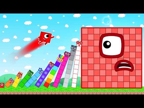 From Number 1-10 to Giant Biggest Number in Maze | Game Animation