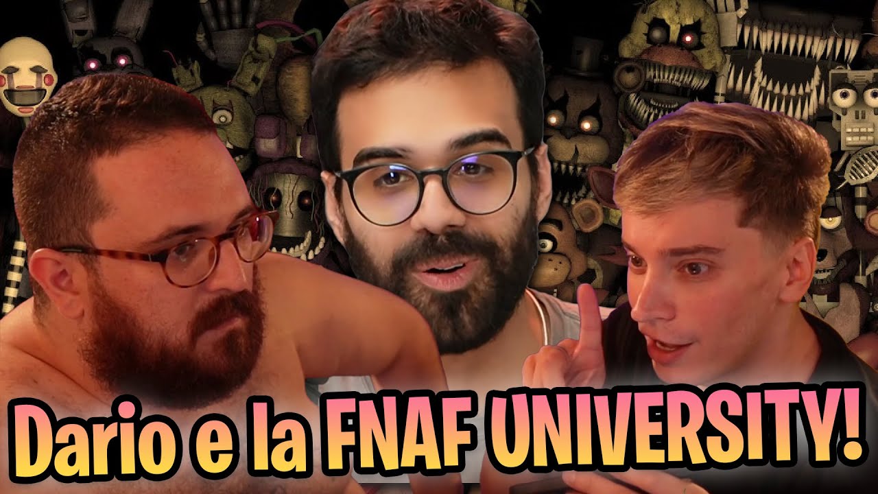 Dario È Diventato Un Mio Alunno Della FNAF UNIVERSITY!