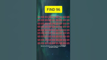 👀Find 96 number puzzle challenge #puzzle #ytshorts #shorts