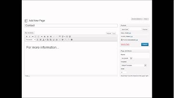 How to make a website with Wordpress-graphic and menu setup