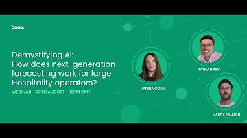 Demystifying AI: How does next-generation forecasting work for large Hospitality operators?