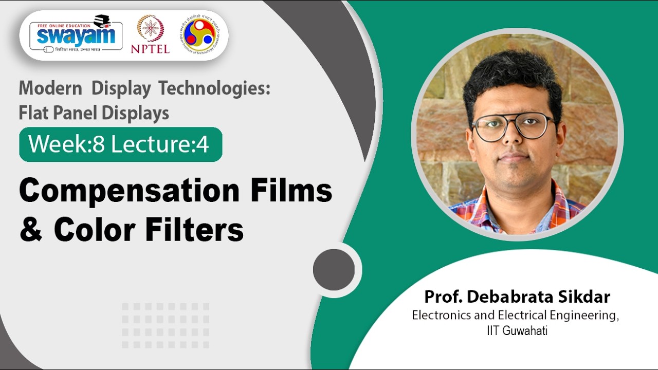 Lec 39: Compensation Films & Color Filters