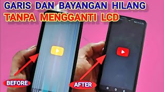 Removing Striped And Shaded Cellphone LCDs Without Replacing The LCD