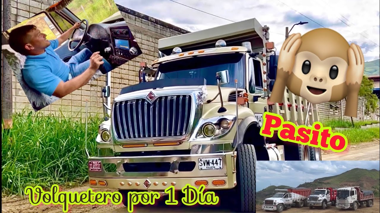 MANEJANDO VOLQUETA POR PRIMERA VEZ - 35 TON DE PIEDRA MUERTA 💀