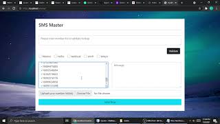 Number lookup, extract valid phone number then Send bulk SMS using APIs in PHP